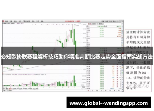 必知欧协联赛程解析技巧助你精准判断比赛走势全面指南实战方法 必知欧协联赛程解析技巧助你精准判断比赛走势全面指南实战方法